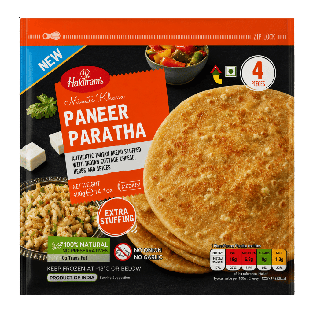 Haldiram's Paneer Paratha 400 g buy online USA - 1